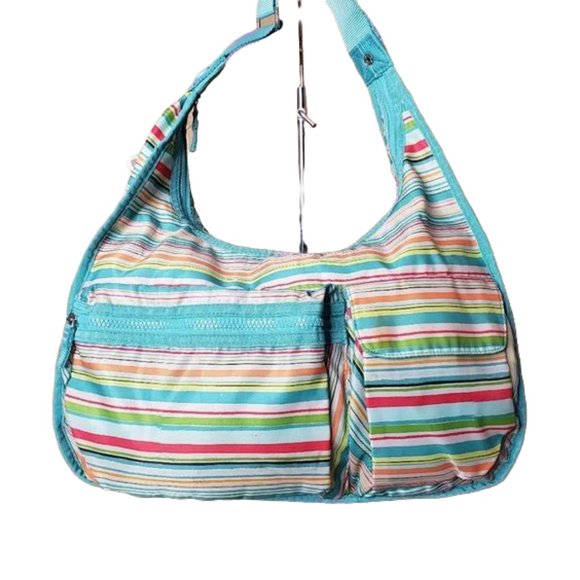 thirty-one Handbags - Thirty-one Explorista Crossbody Bag Sunny Stripe